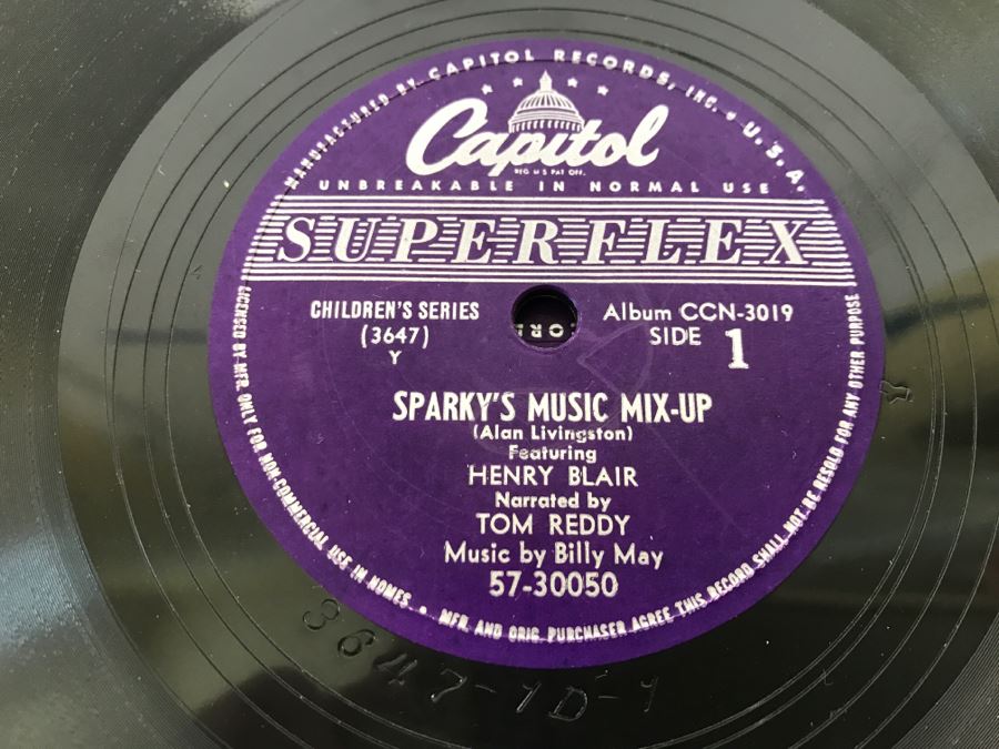 Sparky's Music Mix-Up 78 Vinyl Record Box Set Capital Records [Photo 7]