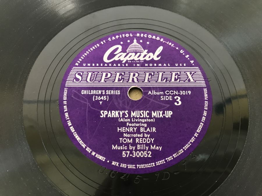 Sparky's Music Mix-Up 78 Vinyl Record Box Set Capital Records [Photo 15]