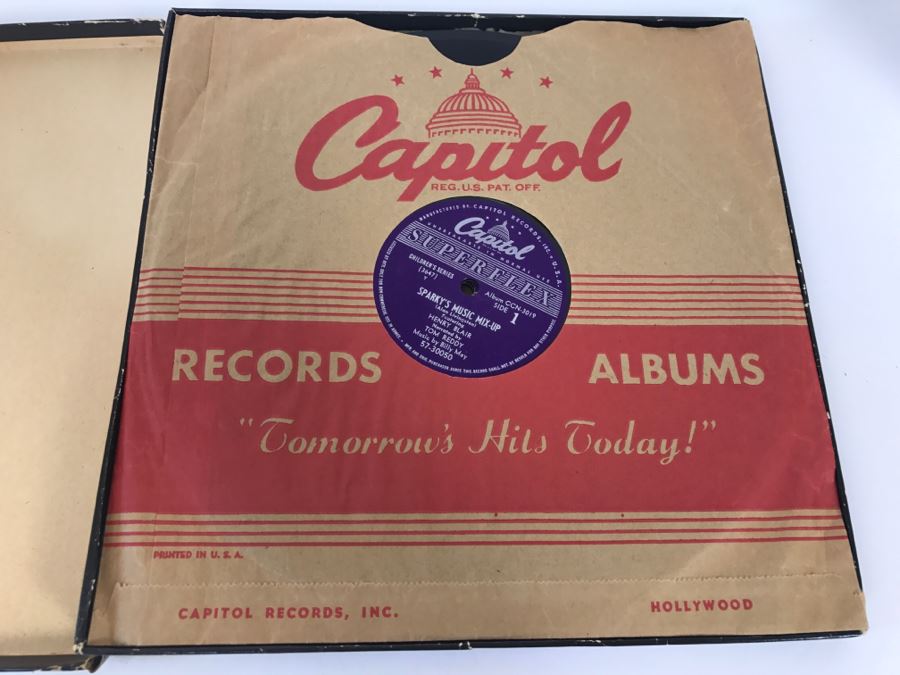 Sparky's Music Mix-Up 78 Vinyl Record Box Set Capital Records [Photo 5]