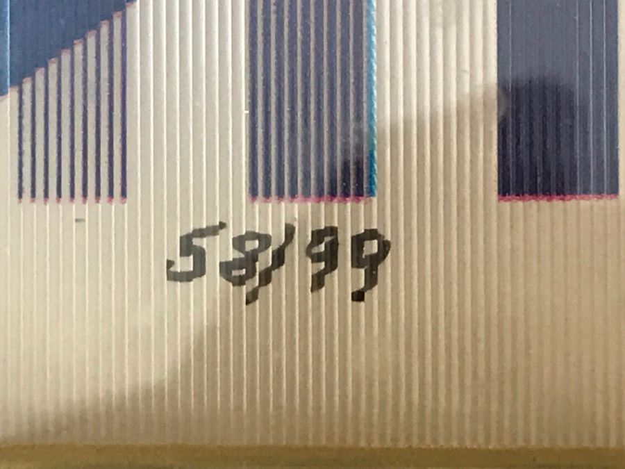 Yaacov Agam Israeli Artist New Dimensions Agamograph Kinetic Optical Art Limited Edition 58 Of 99 Hand Signed Lower Right Appraised For $2,700 In 1987 [Photo 16]