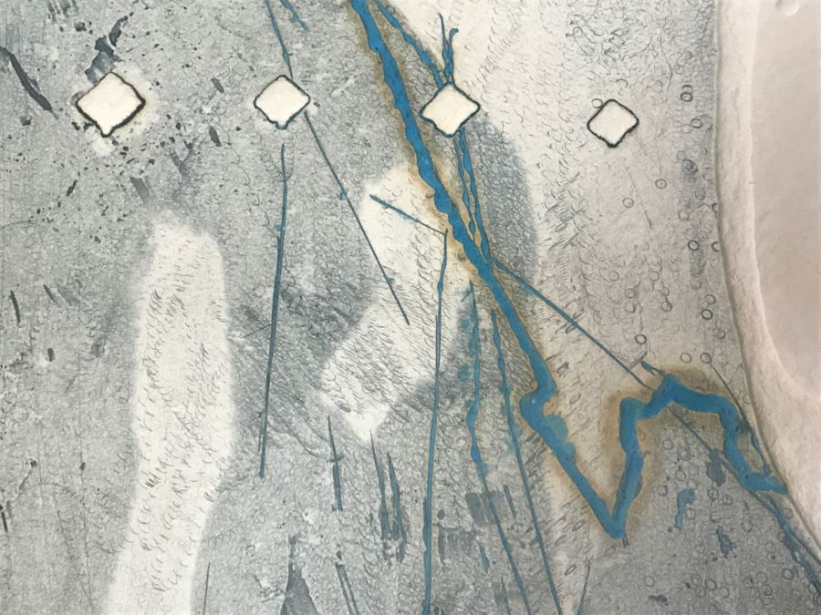 Lebadang, Vietnameses Artist, Grand Campagne II Etching And Aquatint In Color Hand Signed Lower Right Appraised For $2,250 In 1987 [Photo 7]