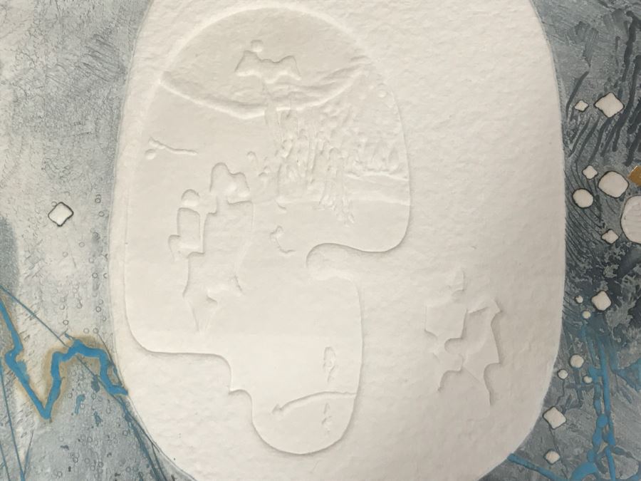 Lebadang, Vietnameses Artist, Grand Campagne II Etching And Aquatint In Color Hand Signed Lower Right Appraised For $2,250 In 1987 [Photo 5]