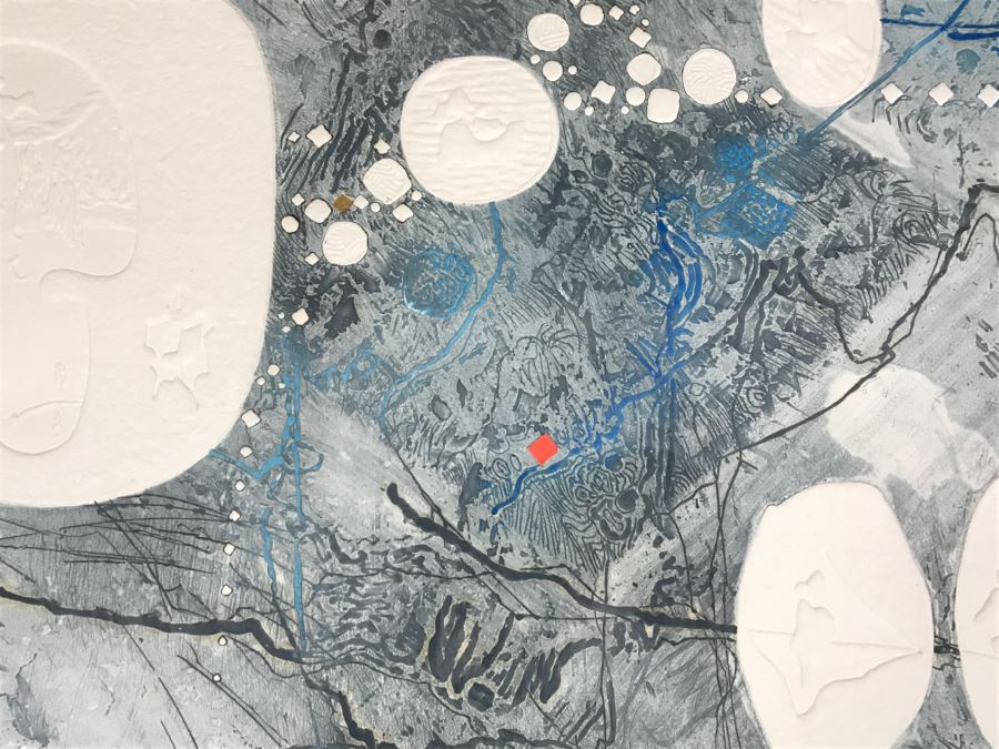 Lebadang, Vietnameses Artist, Grand Campagne II Etching And Aquatint In Color Hand Signed Lower Right Appraised For $2,250 In 1987 [Photo 18]