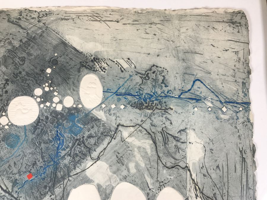 Lebadang, Vietnameses Artist, Grand Campagne II Etching And Aquatint In Color Hand Signed Lower Right Appraised For $2,250 In 1987 [Photo 13]