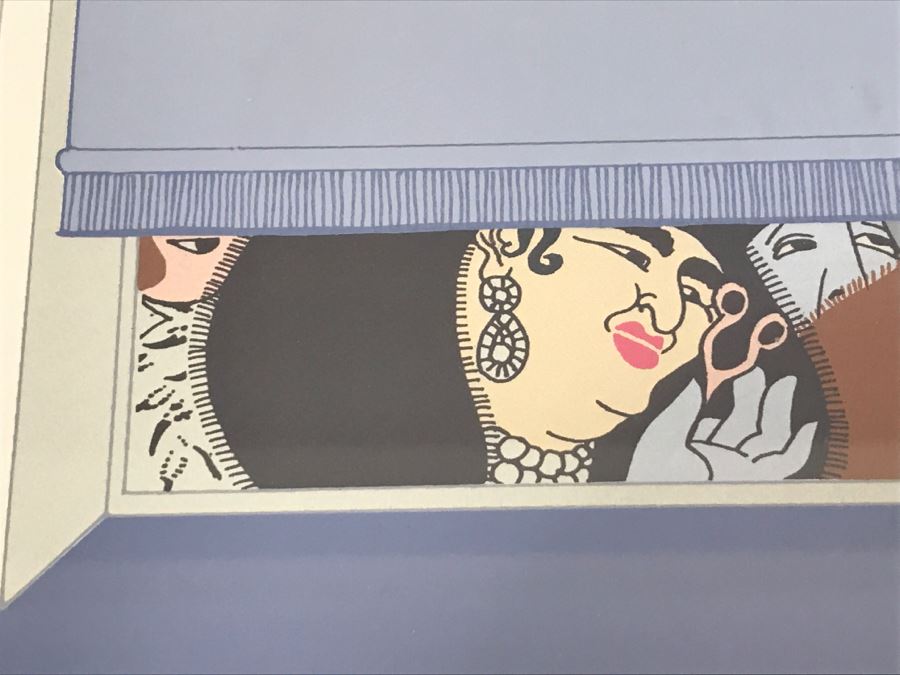 Erte Spring Fashions Serigraph In Color Hand Signed Lower Right Appraised For $4,600 In 1987 [Photo 10]