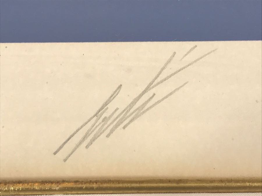 Erte Spring Fashions Serigraph In Color Hand Signed Lower Right Appraised For $4,600 In 1987 [Photo 15]