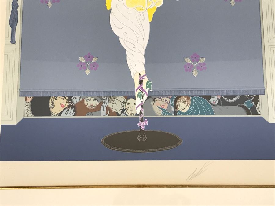 Erte Spring Fashions Serigraph In Color Hand Signed Lower Right Appraised For $4,600 In 1987 [Photo 2]