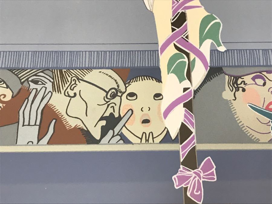 Erte Spring Fashions Serigraph In Color Hand Signed Lower Right Appraised For $4,600 In 1987 [Photo 12]