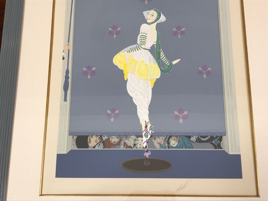 Erte Spring Fashions Serigraph In Color Hand Signed Lower Right Appraised For $4,600 In 1987 [Photo 5]