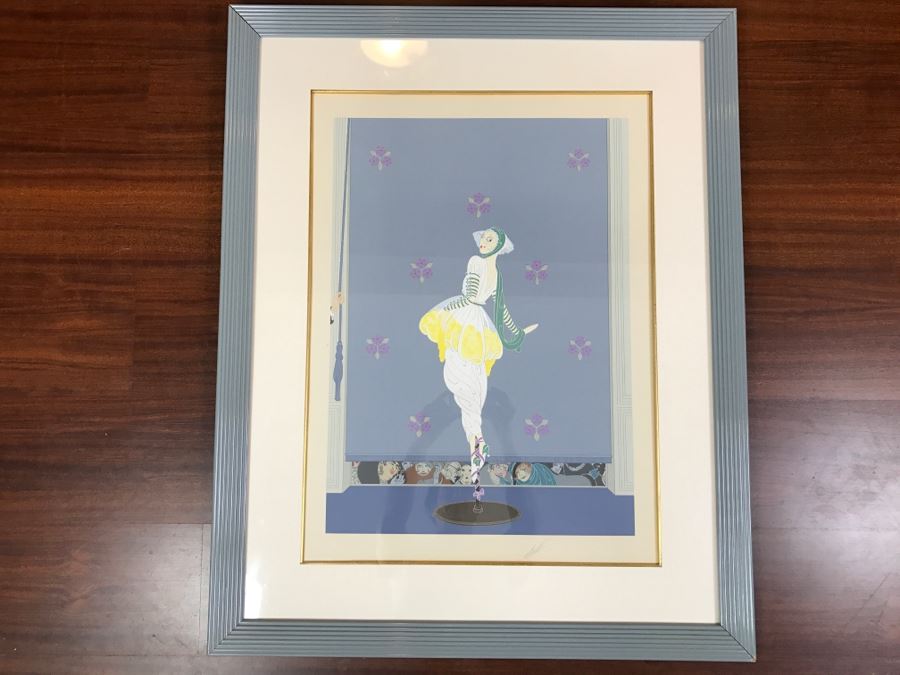 Erte Spring Fashions Serigraph In Color Hand Signed Lower Right Appraised For $4,600 In 1987 [Photo 3]