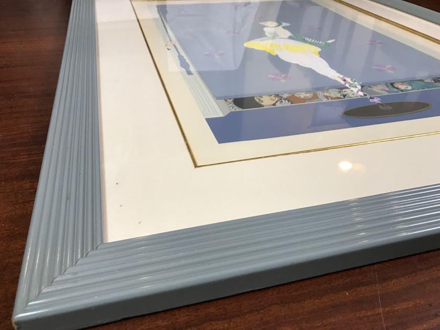 Erte Spring Fashions Serigraph In Color Hand Signed Lower Right Appraised For $4,600 In 1987 [Photo 20]