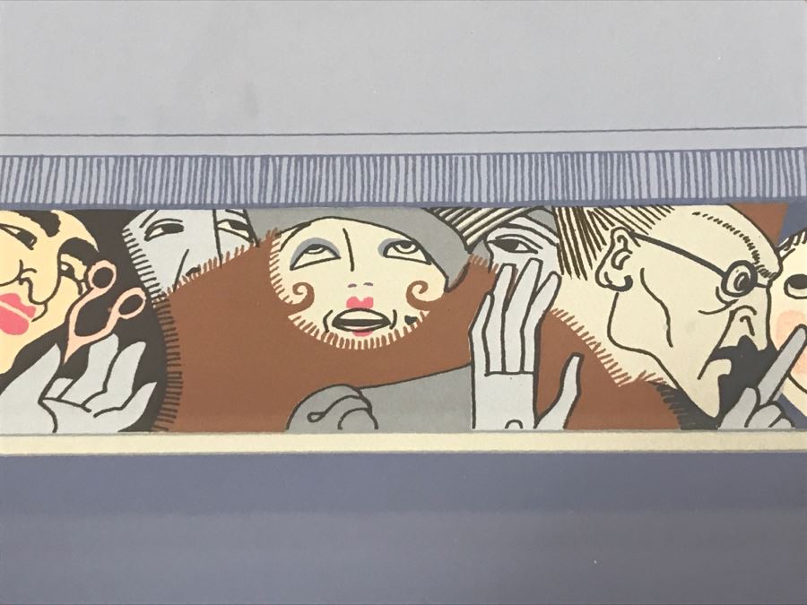 Erte Spring Fashions Serigraph In Color Hand Signed Lower Right Appraised For $4,600 In 1987 [Photo 11]