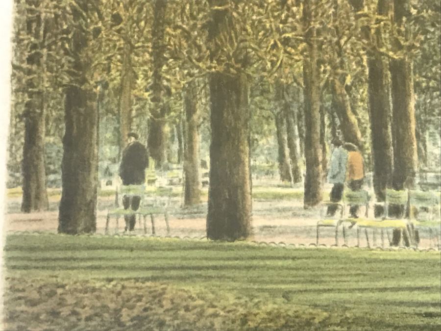 Harold Altman 'Autumn 1982 III' Lithograph In Color Hand Signed Lower Right In Gilt Wood Frame Appraised For $525 In 1987 [Photo 9]