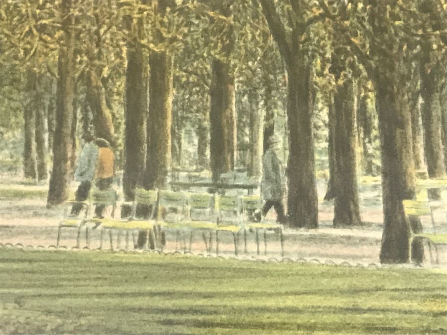 Harold Altman 'Autumn 1982 III' Lithograph In Color Hand Signed Lower Right In Gilt Wood Frame Appraised For $525 In 1987 [Photo 10]