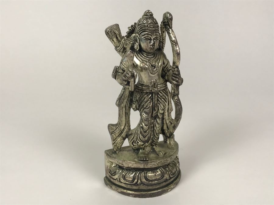 Silver Tone India Sculpture Figurine [Photo 8]
