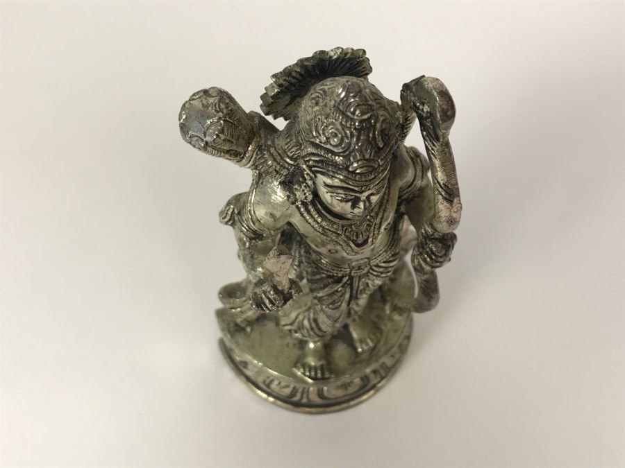 Silver Tone India Sculpture Figurine [Photo 9]