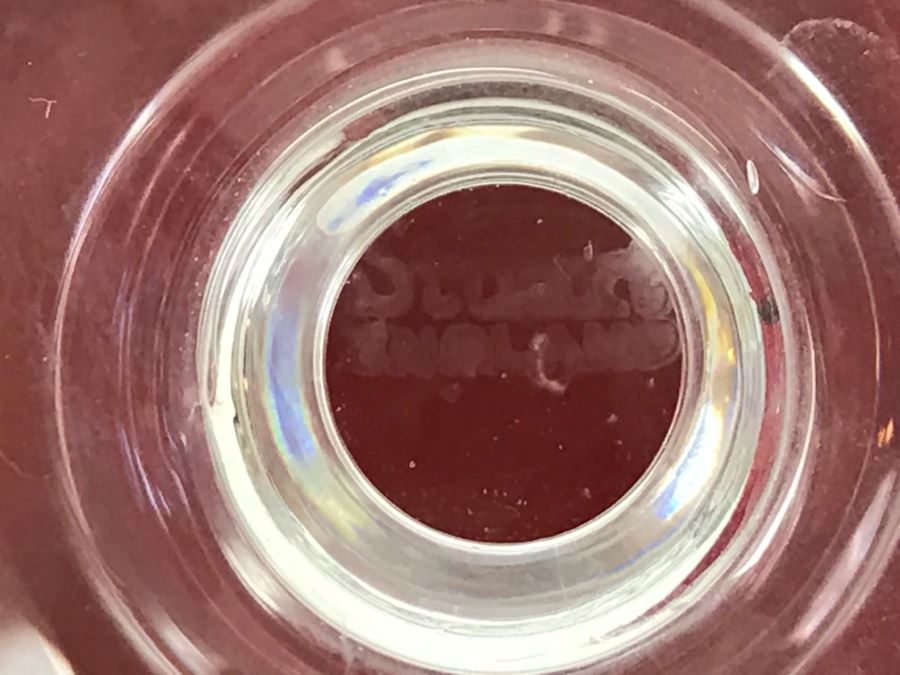 (4) Stuart England Crystal Stemware Brandy Snifters [Photo 8]