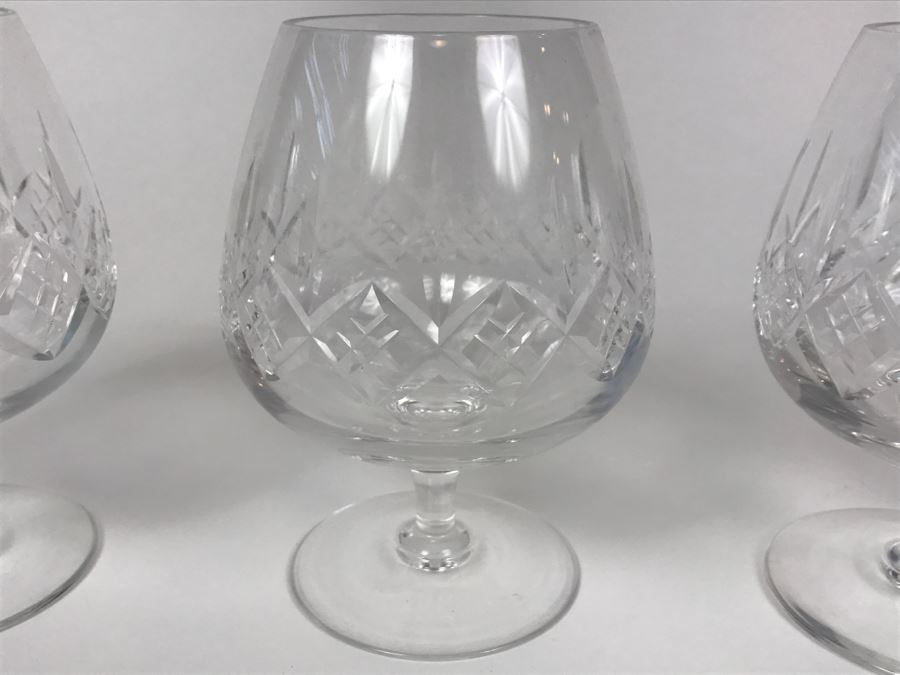 (4) Stuart England Crystal Stemware Brandy Snifters [Photo 3]