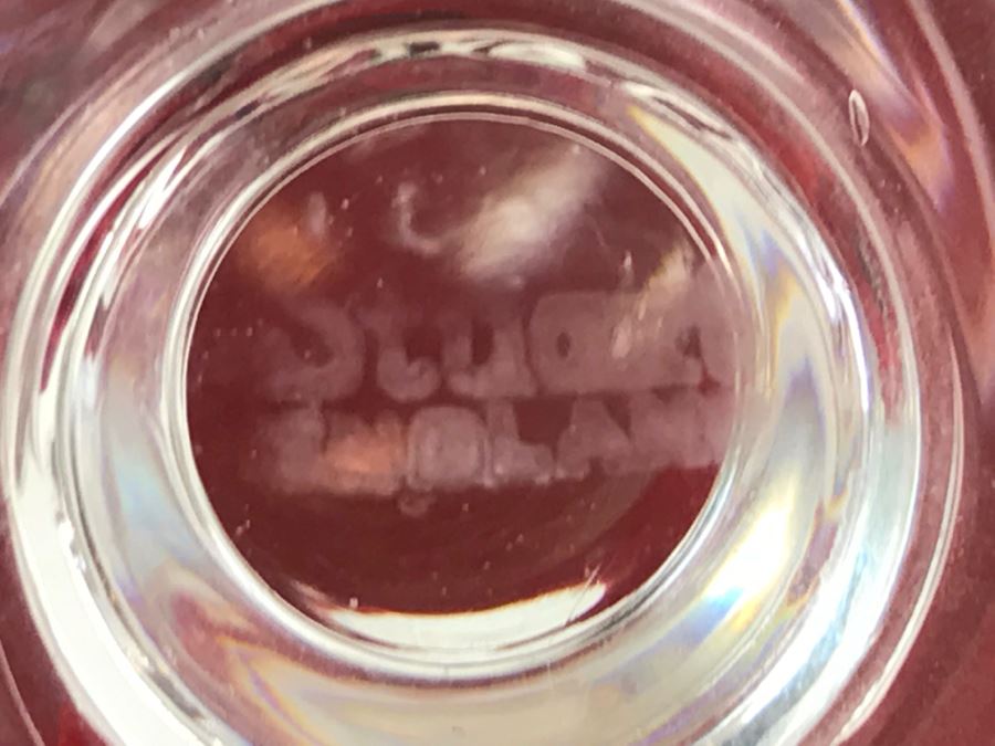 (4) Stuart England Crystal Stemware Brandy Snifters [Photo 9]