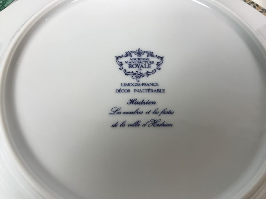 Ancienne Manufacture Royale Limoges-France Hadrien 5-Piece China Service For 2 [Photo 10]