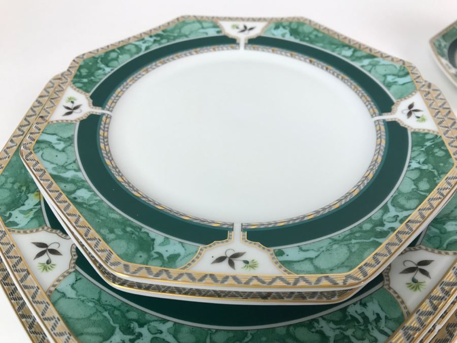 Ancienne Manufacture Royale Limoges-France Hadrien 5-Piece China Service For 2 [Photo 7]