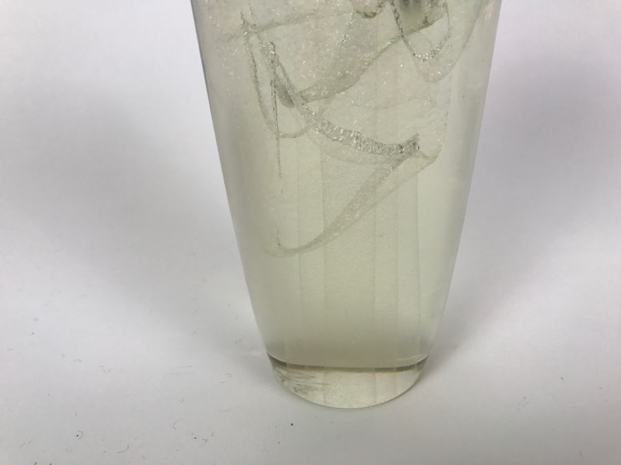 Vintage 1987 Art Glass Sculpture Signed Underneath [Photo 12]