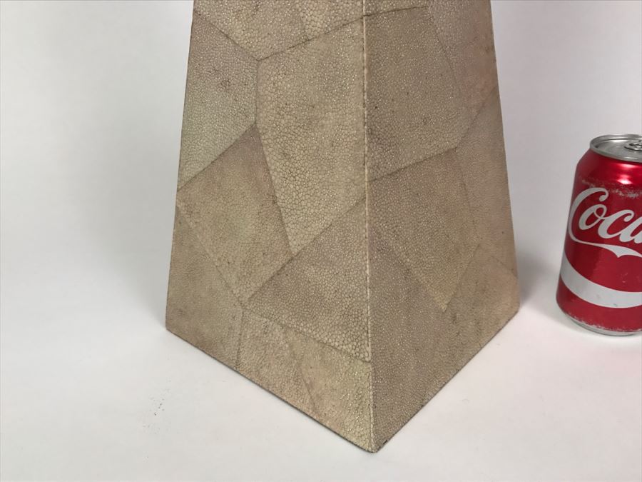 Vintage Maitland-Smith Ltd Shagreen Obelisk [Photo 2]