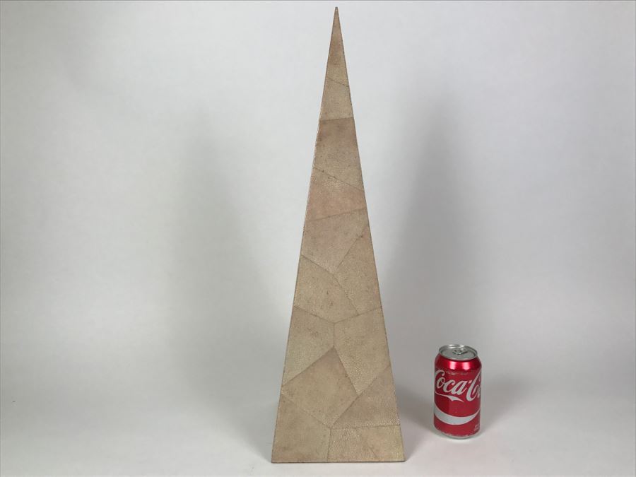 Vintage Maitland-Smith Ltd Shagreen Obelisk [Photo 3]