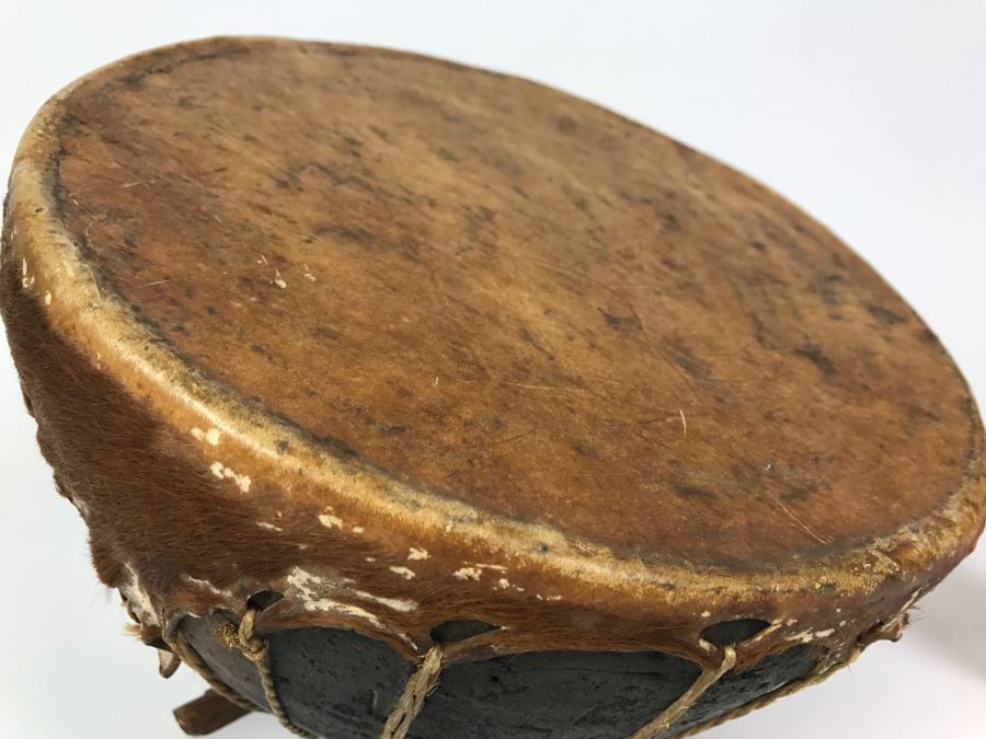 Folk Art African Drum Used in Africa To 'Drum Up Business' [Photo 3]