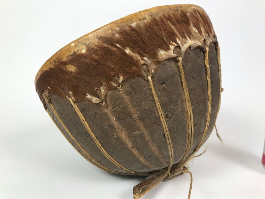 Folk Art African Drum Used in Africa To 'Drum Up Business' [Photo 13]