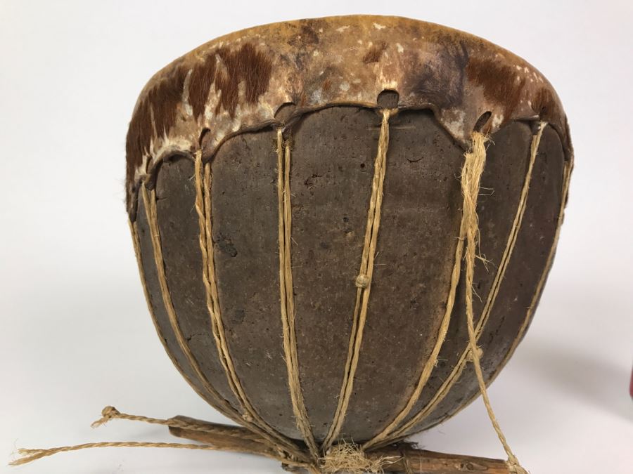 Folk Art African Drum Used in Africa To 'Drum Up Business' [Photo 8]