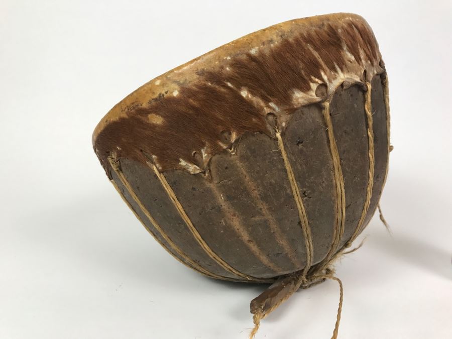 Folk Art African Drum Used in Africa To 'Drum Up Business' [Photo 11]