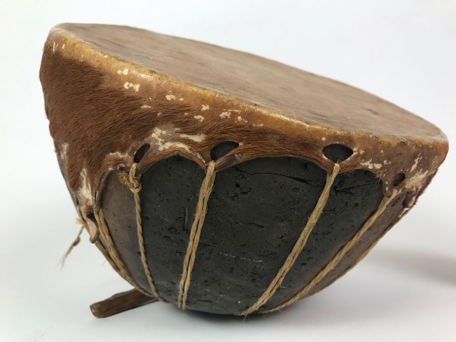 Folk Art African Drum Used in Africa To 'Drum Up Business' [Photo 4]