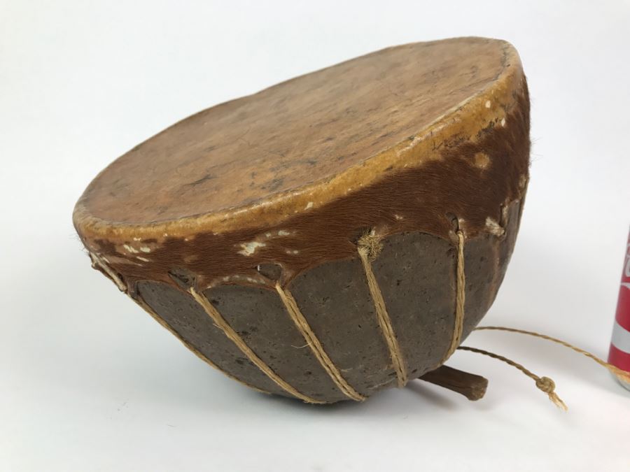Folk Art African Drum Used in Africa To 'Drum Up Business' [Photo 14]