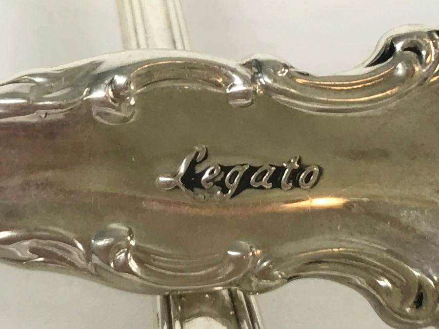 6-Piece Towle Sterling Silver 1962 Legato Flatware (192g Not Including Sterling Knife Handles) [Photo 9]