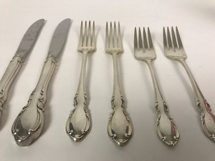 6-Piece Towle Sterling Silver 1962 Legato Flatware (192g Not Including Sterling Knife Handles) [Photo 3]