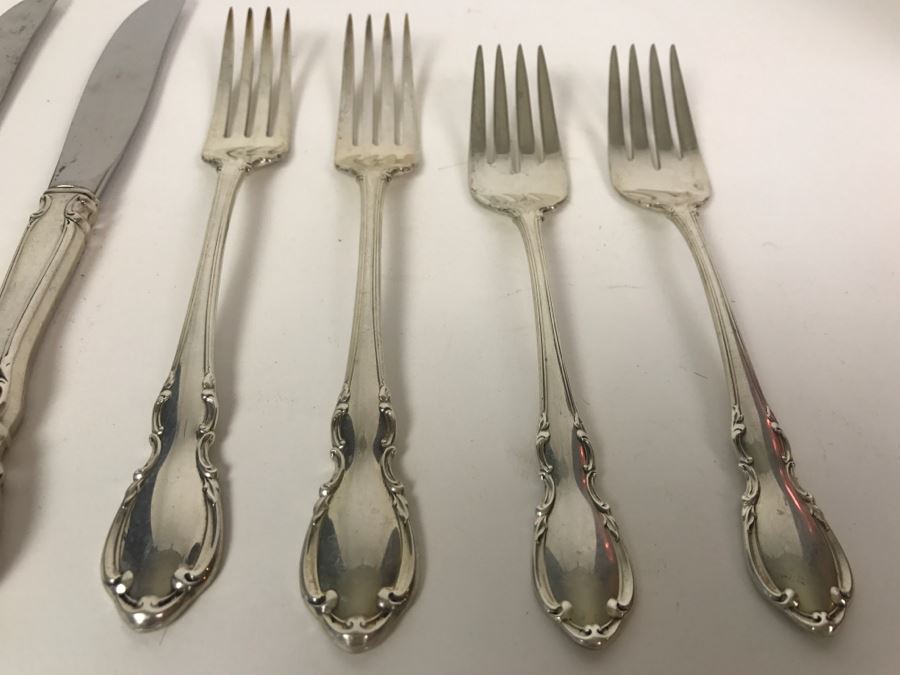 6-Piece Towle Sterling Silver 1962 Legato Flatware (192g Not Including Sterling Knife Handles) [Photo 5]
