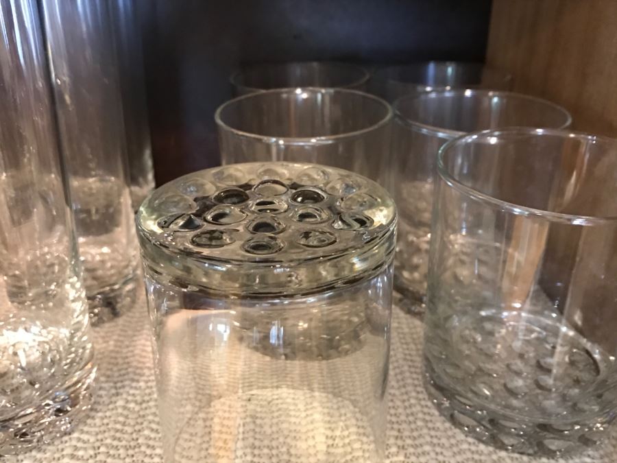 Huge Cabinet Lot Of Appliances, Glass Pyrex Bakeware, SS Teapot, Glass Tumbler Set, Magic Bullet, Mason Jars, Wooden Salad Bowl Set And More (See All Photos) [Photo 34]