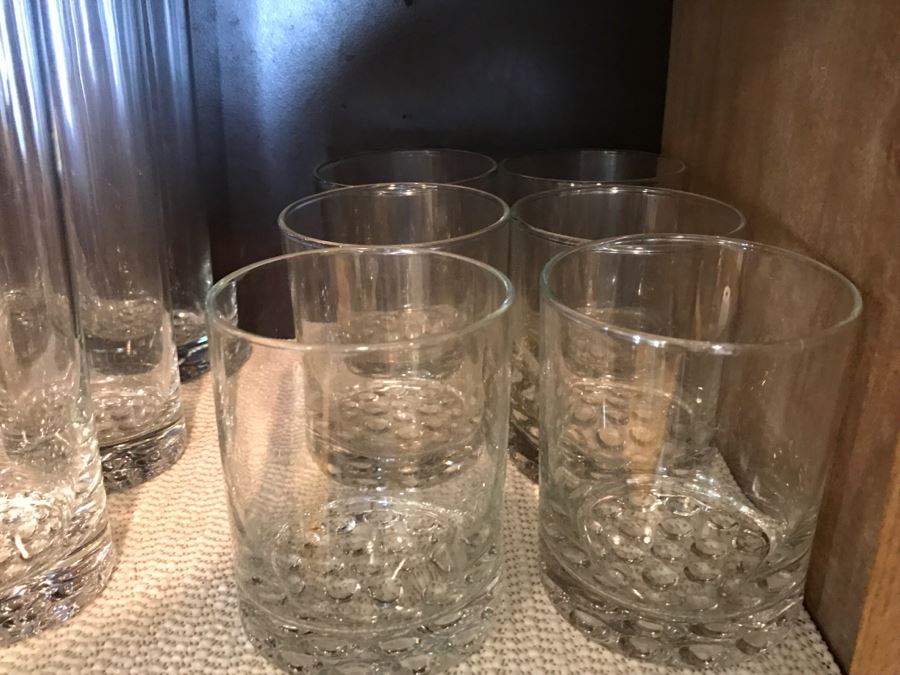 Huge Cabinet Lot Of Appliances, Glass Pyrex Bakeware, SS Teapot, Glass Tumbler Set, Magic Bullet, Mason Jars, Wooden Salad Bowl Set And More (See All Photos) [Photo 29]