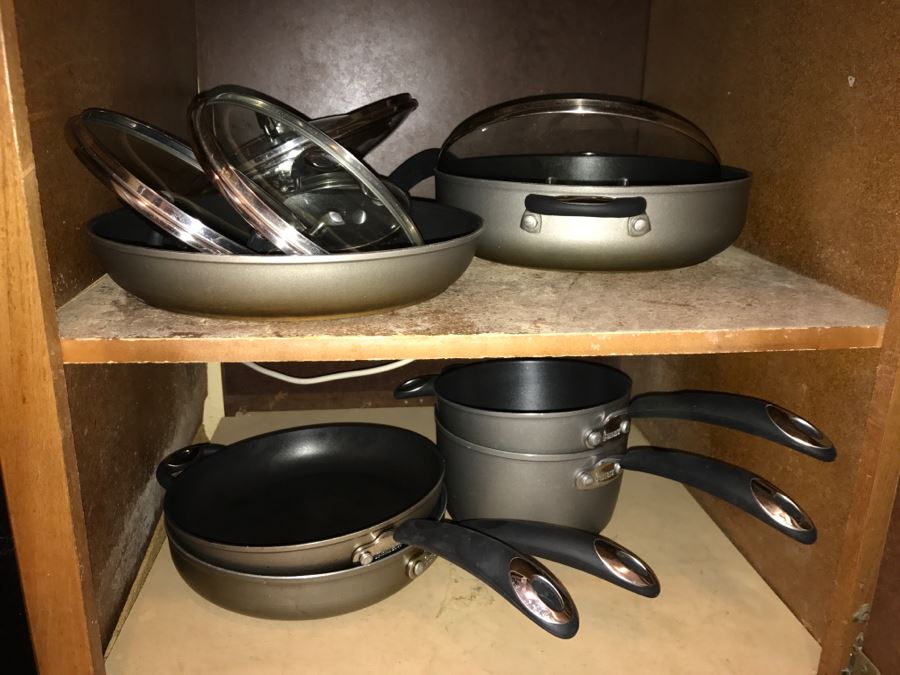 Huge Lot Of Nice Bialetti Italy Pots, Pans And Skillets