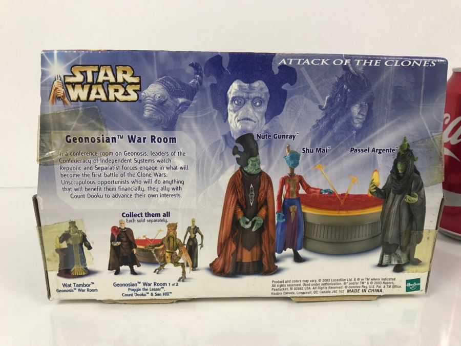 STAR WARS Attack Of The Clones Geonosian War Room Hasbro 2003 84711/84997 New In Box [Photo 5]