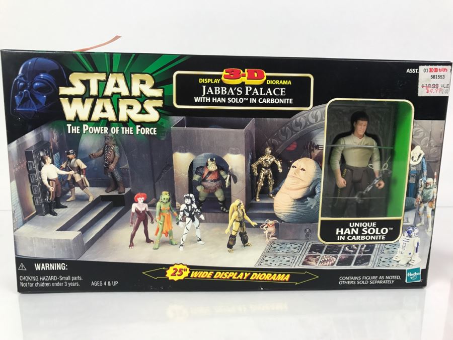 STAR WARS The Power Of The Force Jabba's Palace With Han Solo In