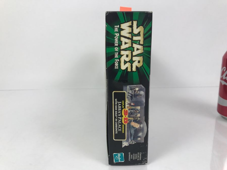 STAR WARS The Power Of The Force Jabba's Palace With Han Solo In Carbonite 3-D Diorama Hasbro 1998 New In Box [Photo 10]