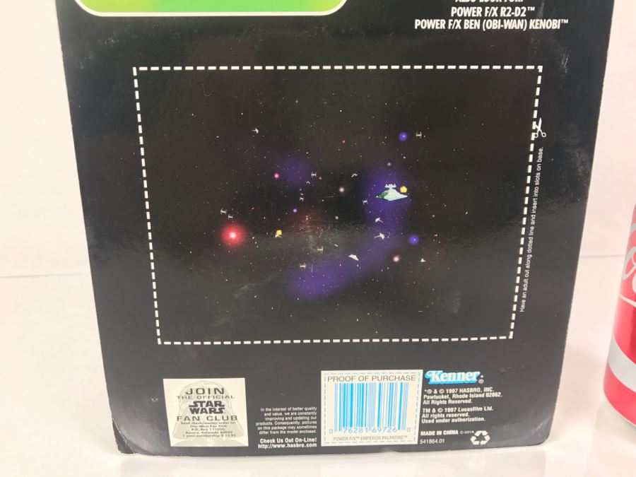 STAR WARS The Power Of The Force Emperor Palpatine Electronic Power F/X Kenner Hasbro 1997 New On Card [Photo 9]