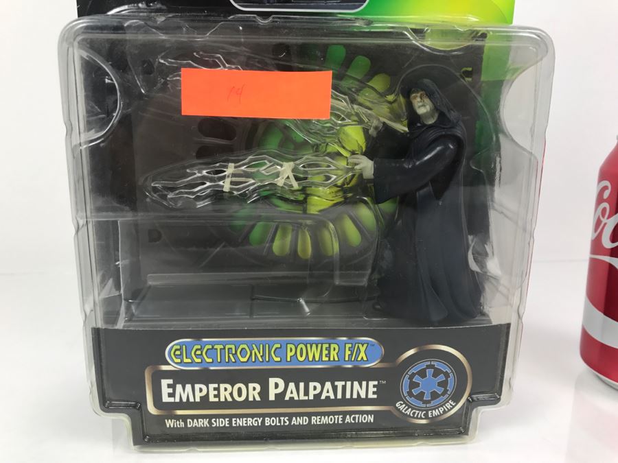 Star Wars The Power Of The Force Emperor Palpatine Electronic Power F X Kenner Hasbro 1997 New