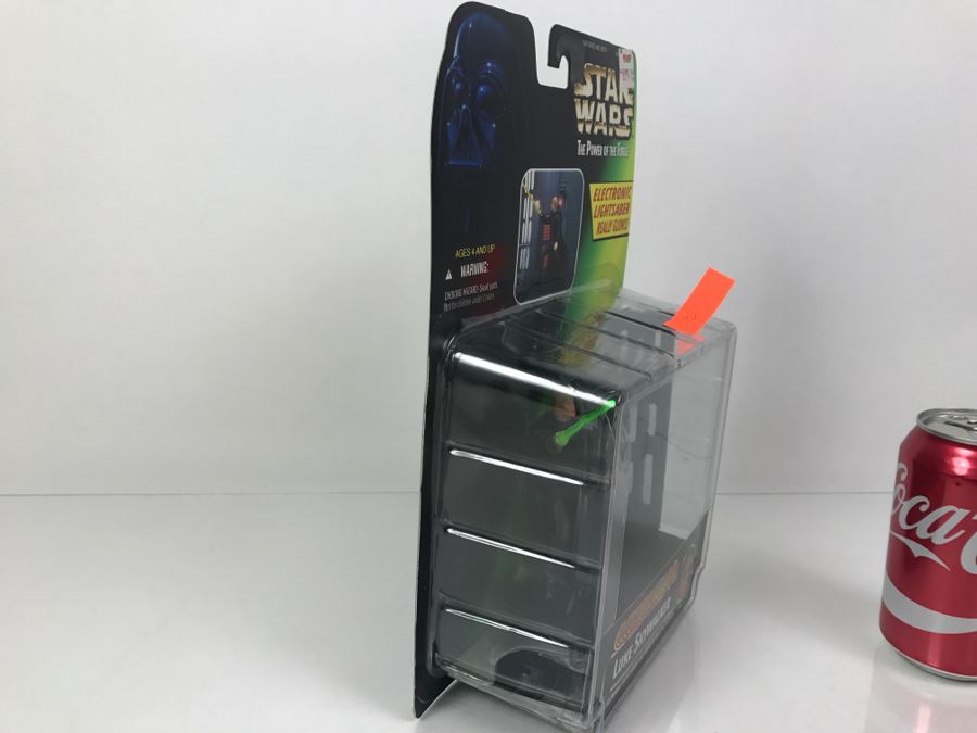 STAR WARS The Power Of The Force Luke Skywalker Electronic Power F/X Kenner Hasbro 1997 New On Card [Photo 6]