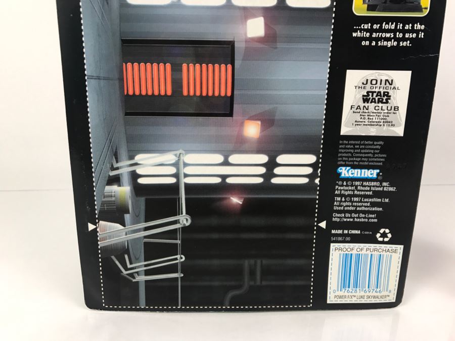 STAR WARS The Power Of The Force Luke Skywalker Electronic Power F/X Kenner Hasbro 1997 New On Card [Photo 10]