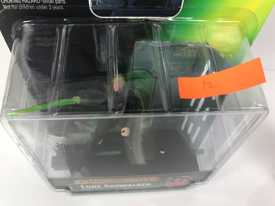 STAR WARS The Power Of The Force Luke Skywalker Electronic Power F/X Kenner Hasbro 1997 New On Card [Photo 7]