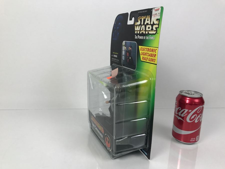 STAR WARS The Power Of The Force Luke Skywalker Electronic Power F/X Kenner Hasbro 1997 New On Card [Photo 11]