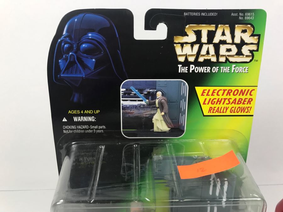 STAR WARS The Power Of The Force Ben (Obi-Wan) Kenobi Electronic Power F/X Kenner Hasbro 1996 New On Card [Photo 5]